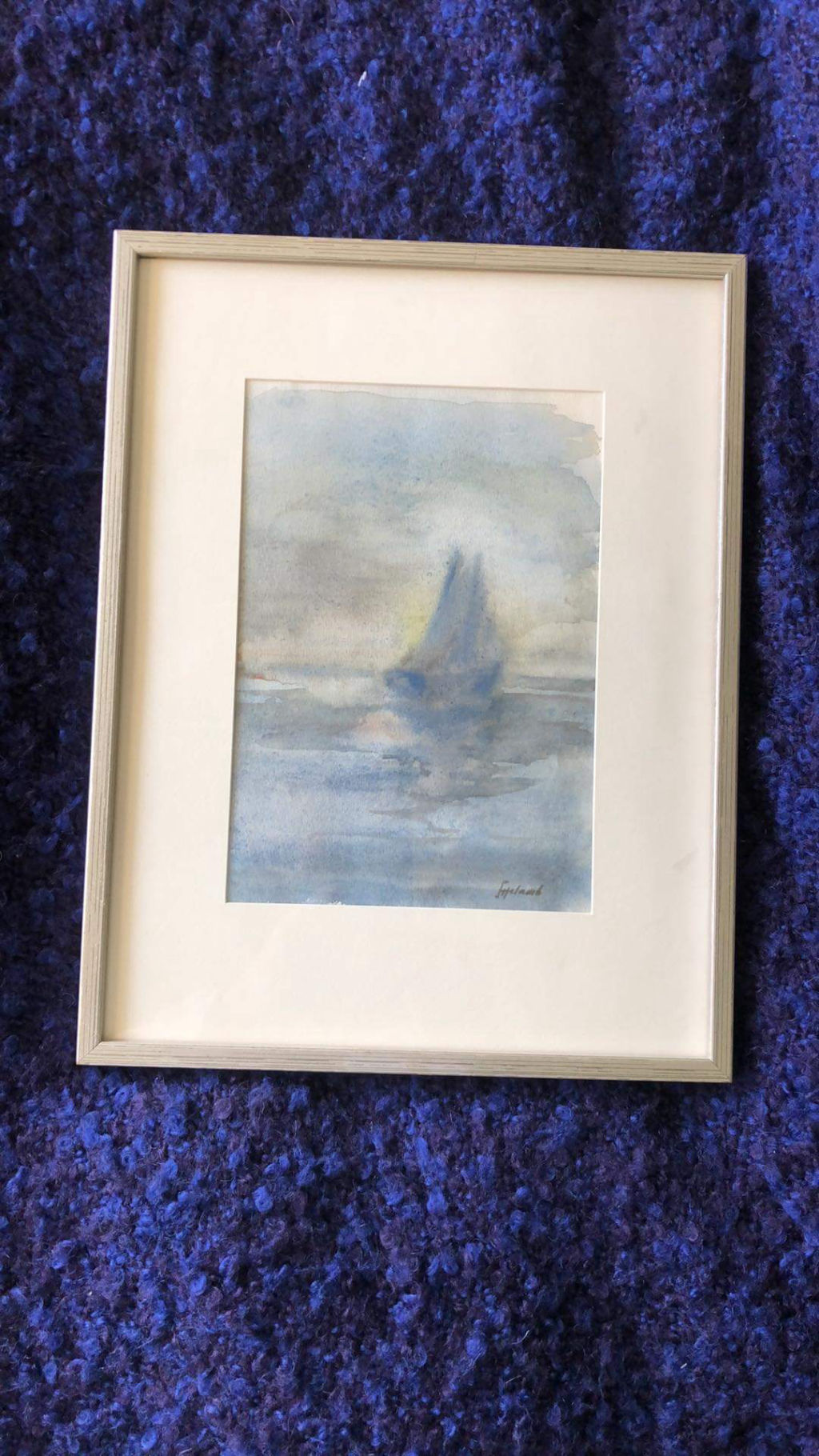 'Mot kväll', ett konstverk av Sven-Erik Helamb