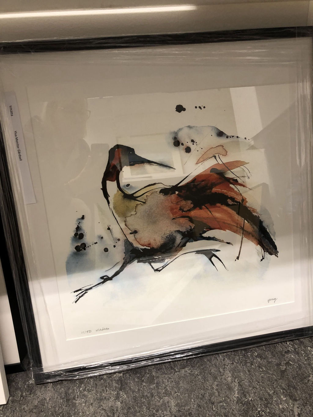 'Yrhätta', ett konstverk av Ylva Molitor Gärdsell