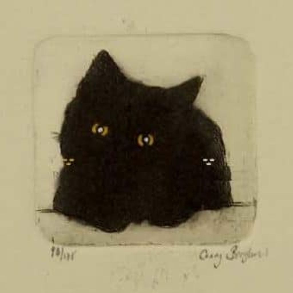 'Nyfiken', 2020, ett konstverk av Conny Berglund