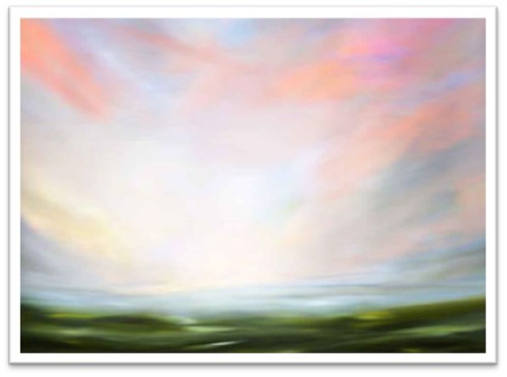 'Himlar', 2020, ett konstverk av Cecilia Haupt