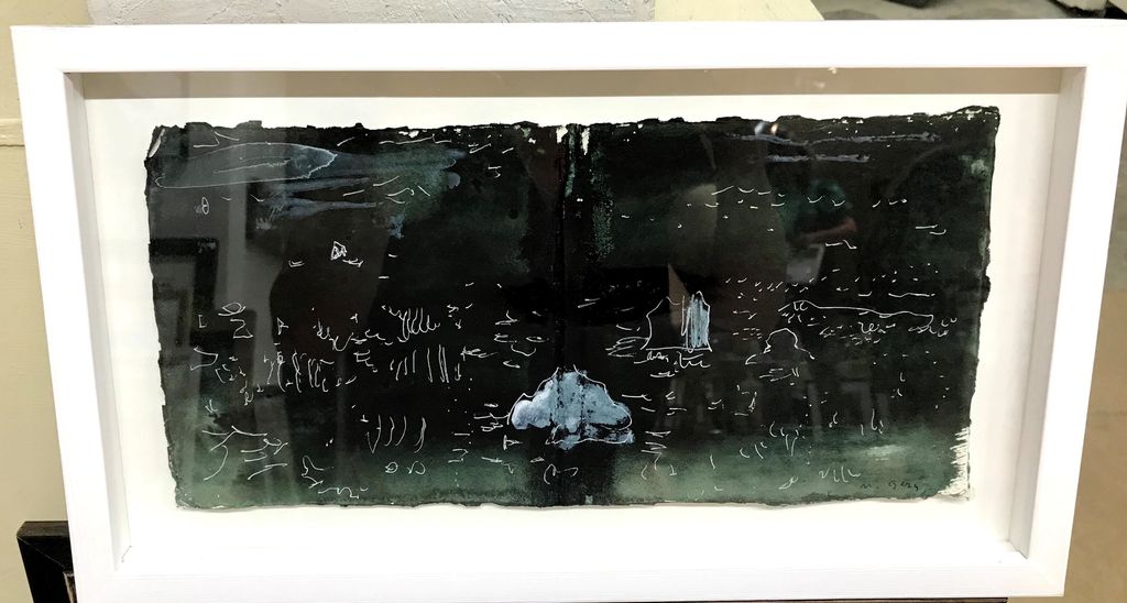 'Målning', 2021, ett konstverk av Magnus Berg