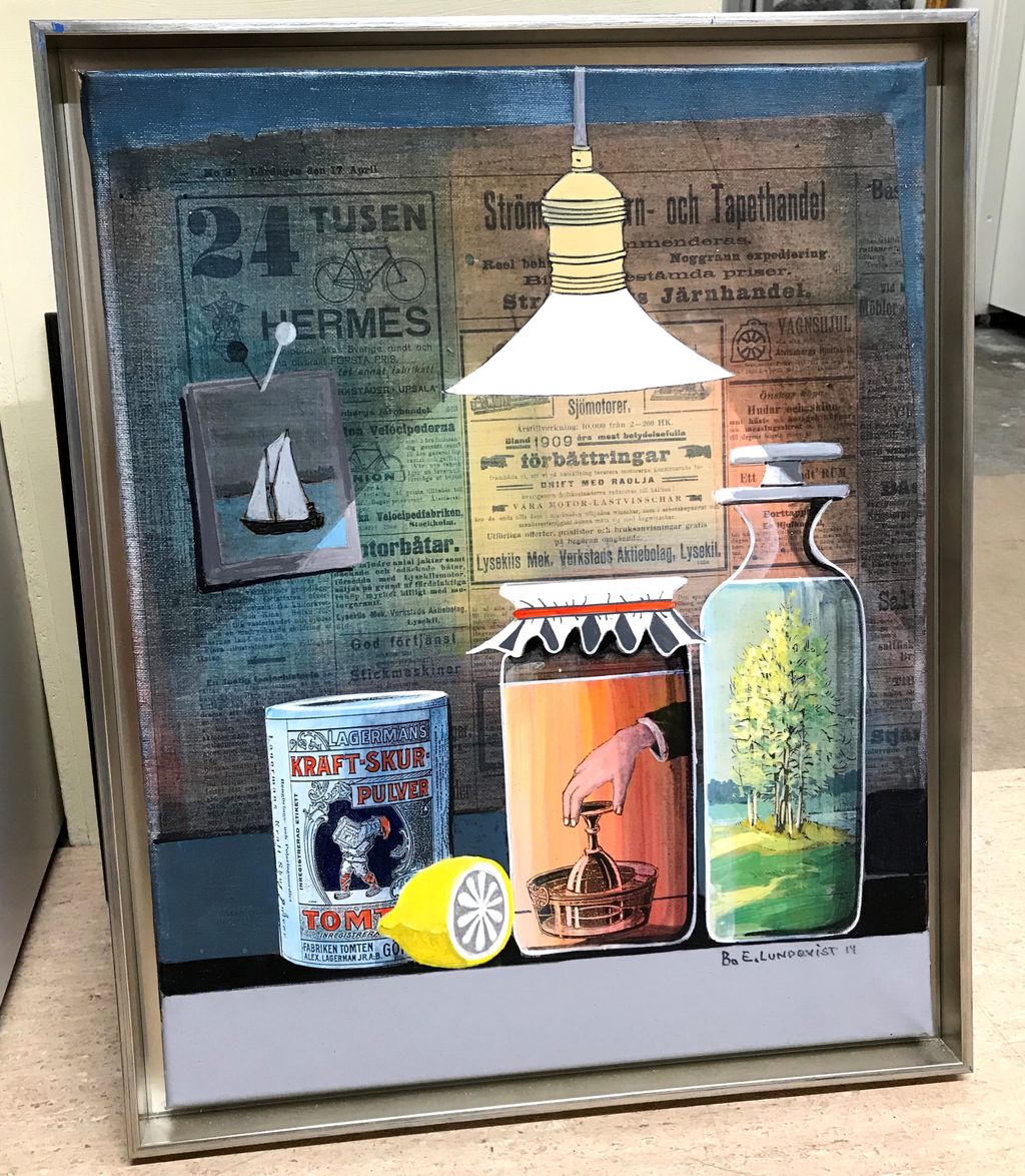 'Litografi', 2021, ett konstverk av Bo E Lundqvist