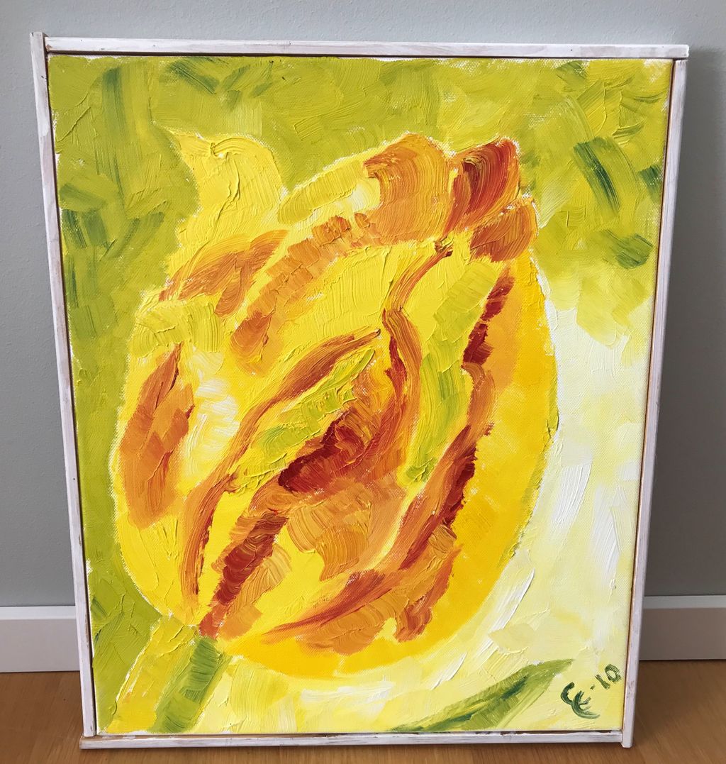 'Tulpan', 2021, ett konstverk av Elisabeth Elmi