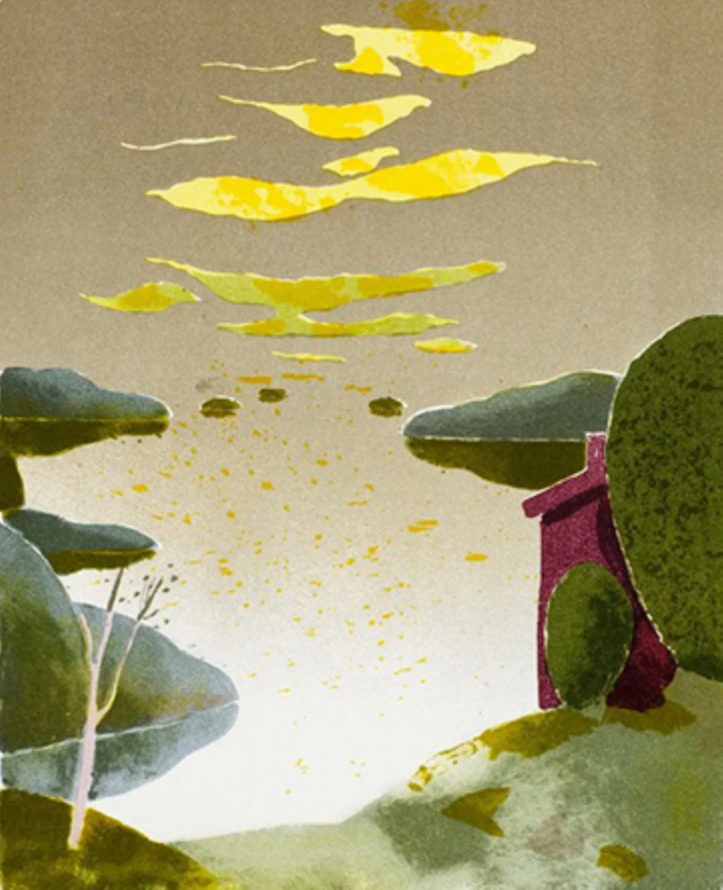 'Himmel och hav IV', 2021, ett konstverk av Ulf Gripenholm