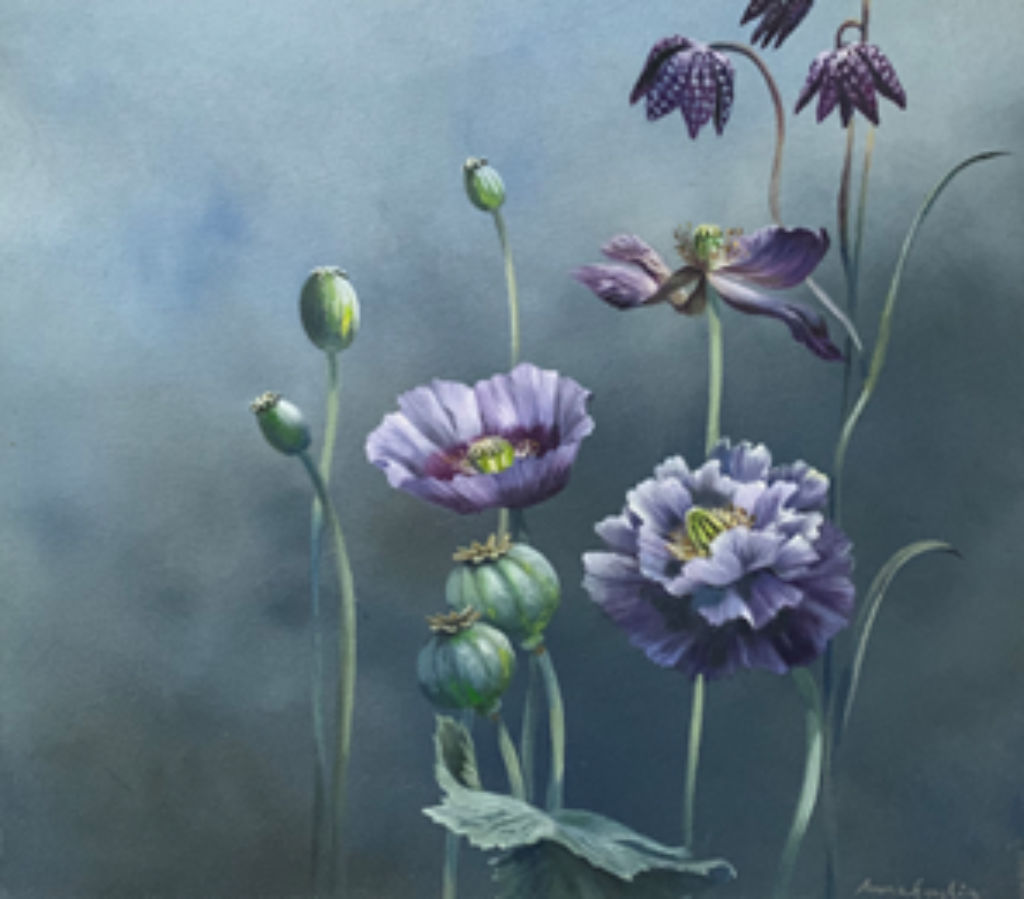 '37. Vårblomster', ett konstverk av Anna Emelia