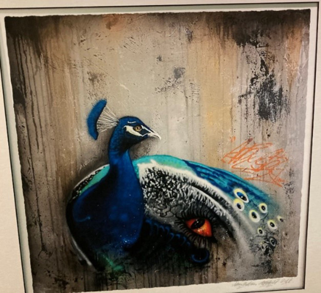 '3. Påfågel ', ett konstverk av Adam Algotsson