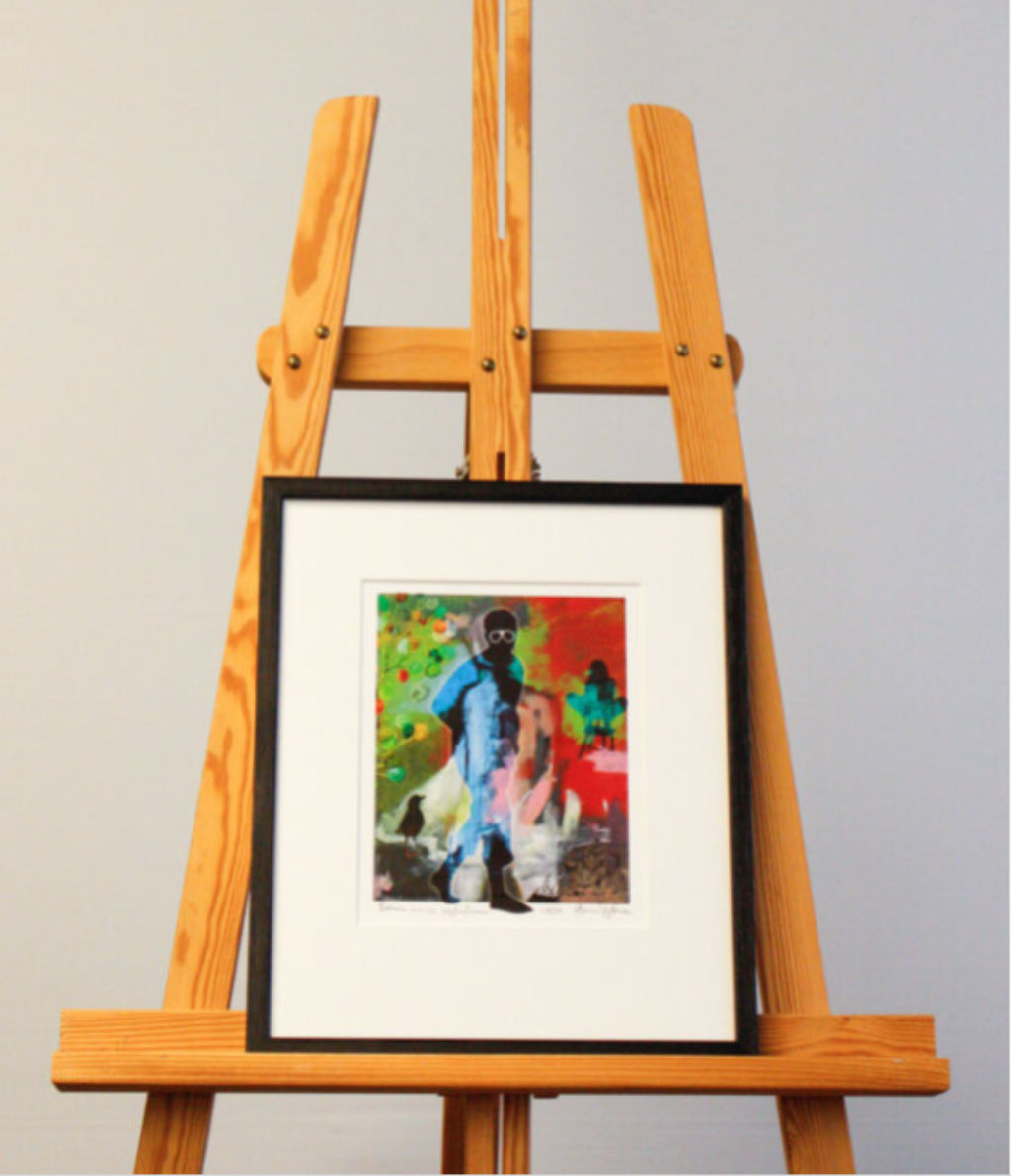 '22. Bakom mina solglasögon ', ett konstverk av Anna Sjölin