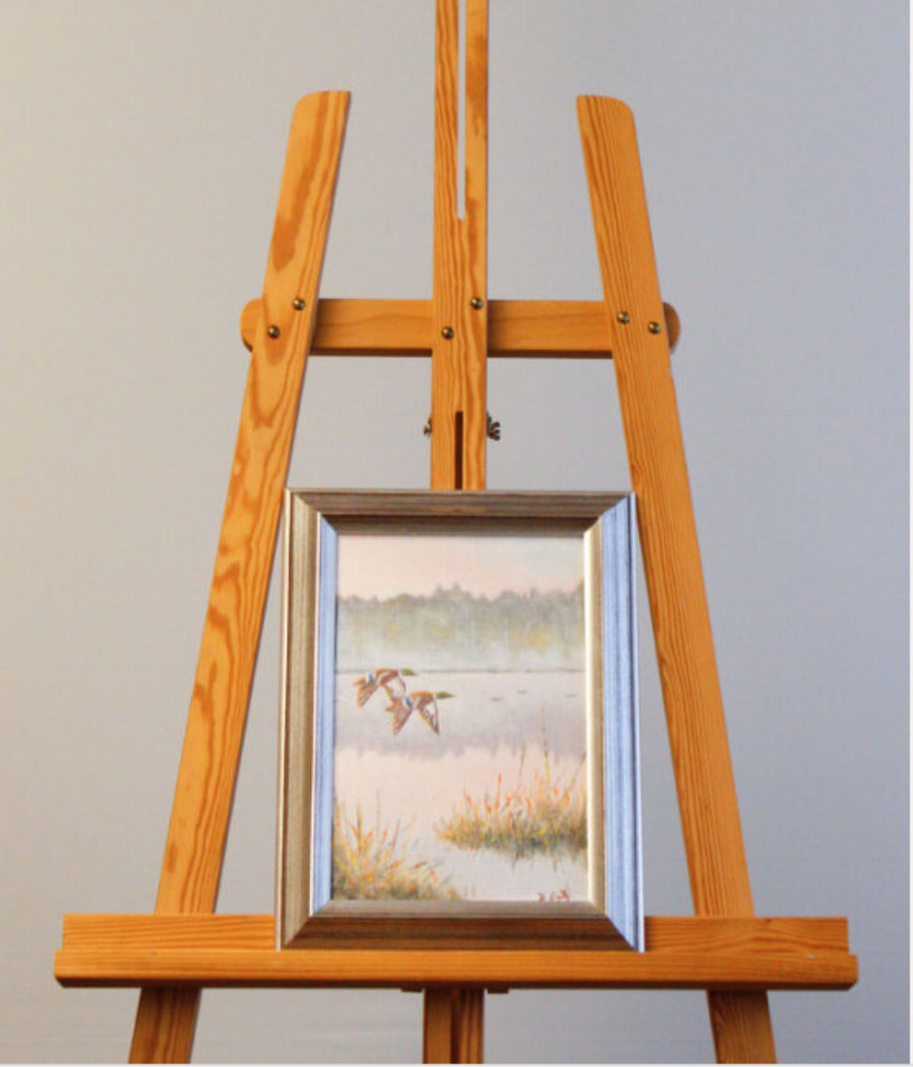 '42. Gräsänder ', ett konstverk av Bertil Lindh