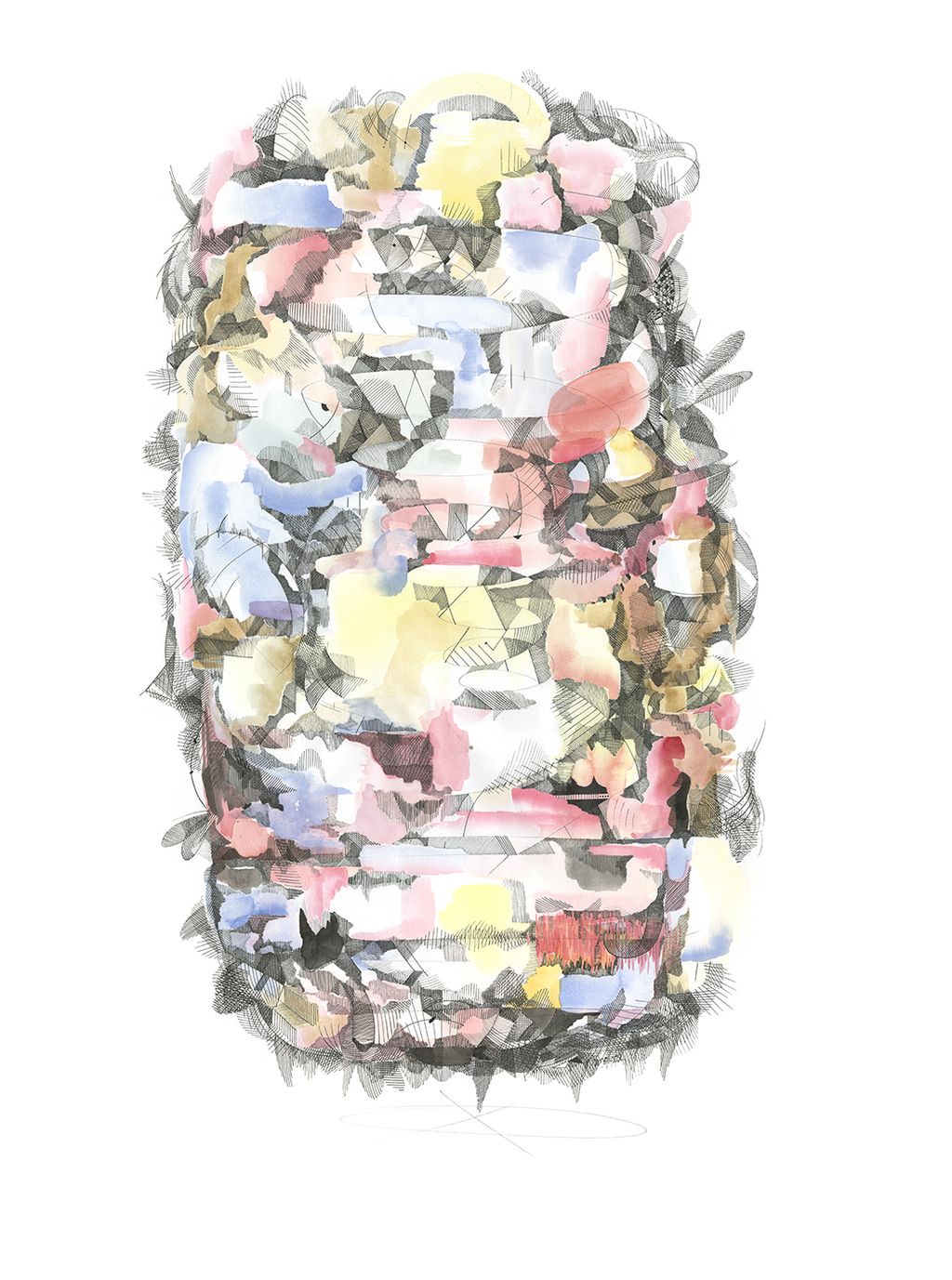 'Tripura Vimana 2', 2019, ett konstverk av Martin Lundberg