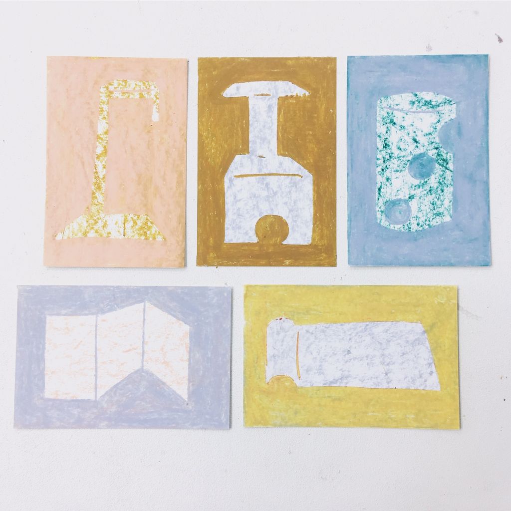 'kattskulpturer 1', 2020, ett konstverk av Alva Willemark