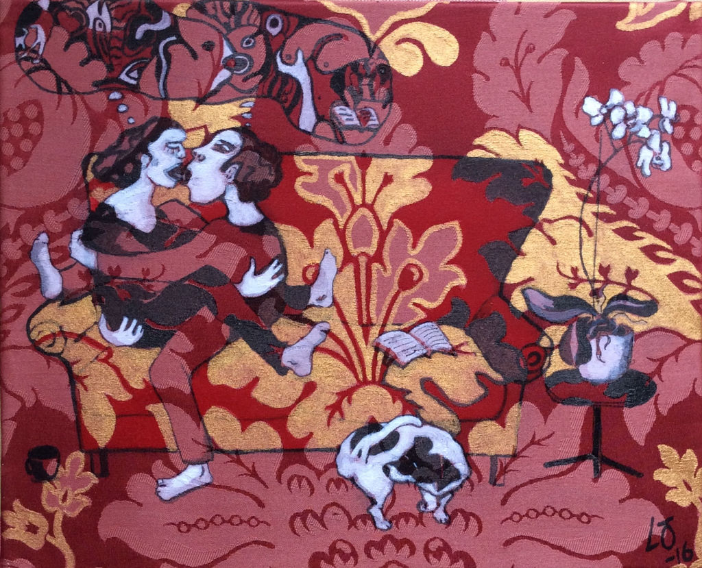 'Kär-lek', 2016, ett konstverk av Lena Öhman