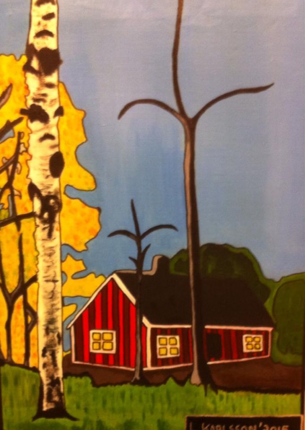 'The Cottage', 2015, ett konstverk av Lars Karlsson