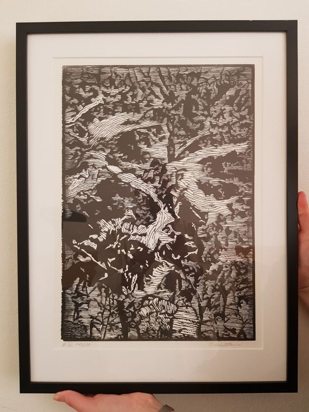 'UR skogen', ett konstverk av Denis Stéen