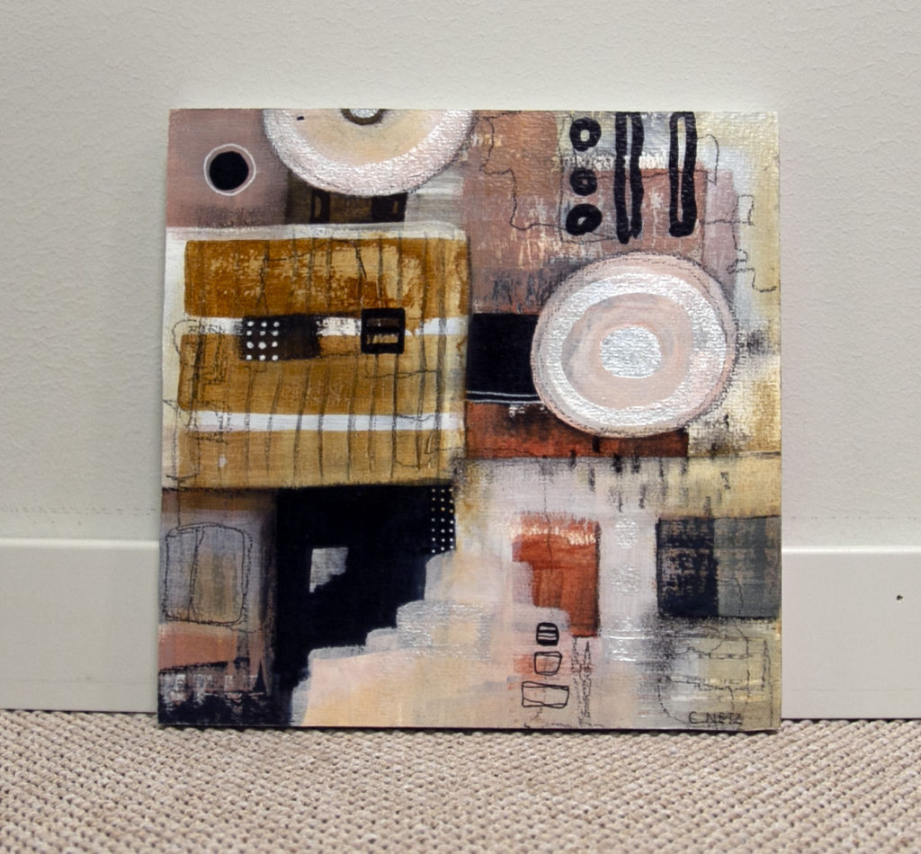 '22-14. Embracing the layers within', 2022, ett konstverk av Charlotte Netz