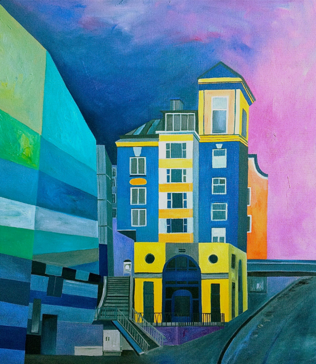 '22-17. Oxtorget', ett konstverk av Marie-Louise Landén