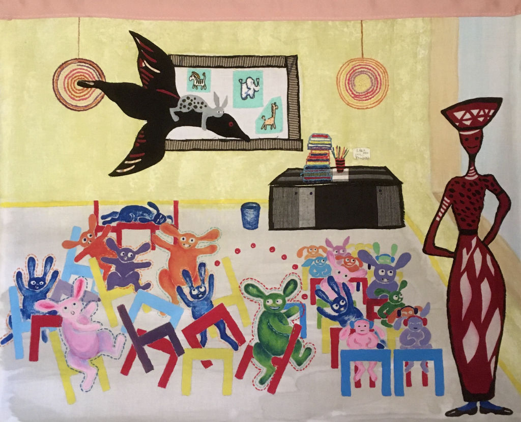 '"Inkludering"', 2022, ett konstverk av Lena Pettersson