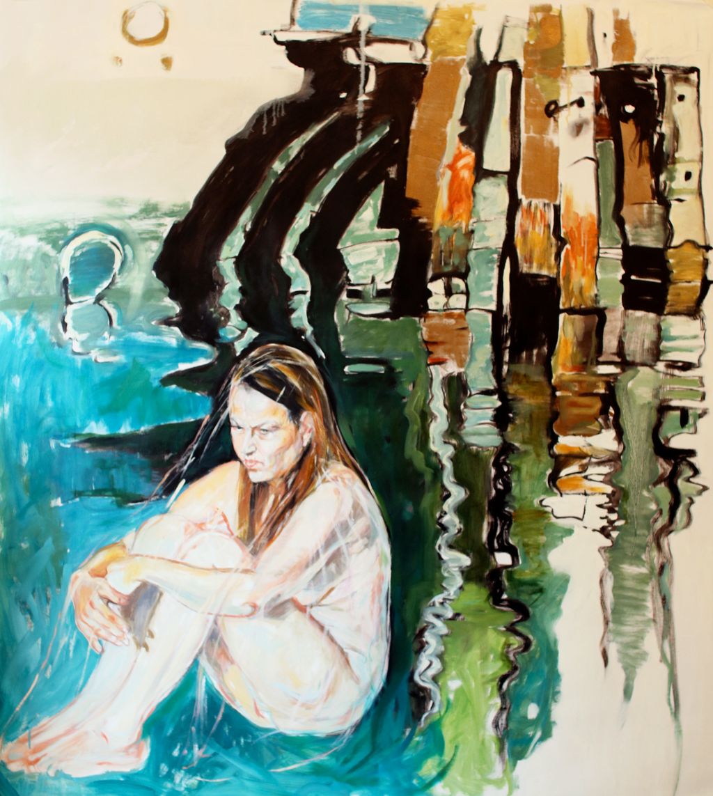 'Tunn hinna', 2015, ett konstverk av Carina Söderström