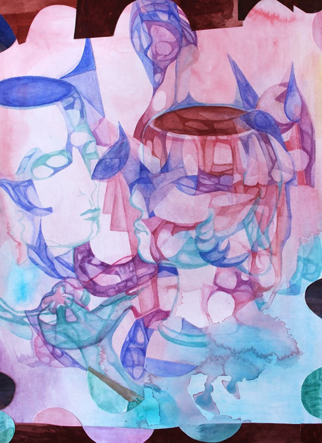 'Vain violet', 2021, ett konstverk av Nanna de Wilde