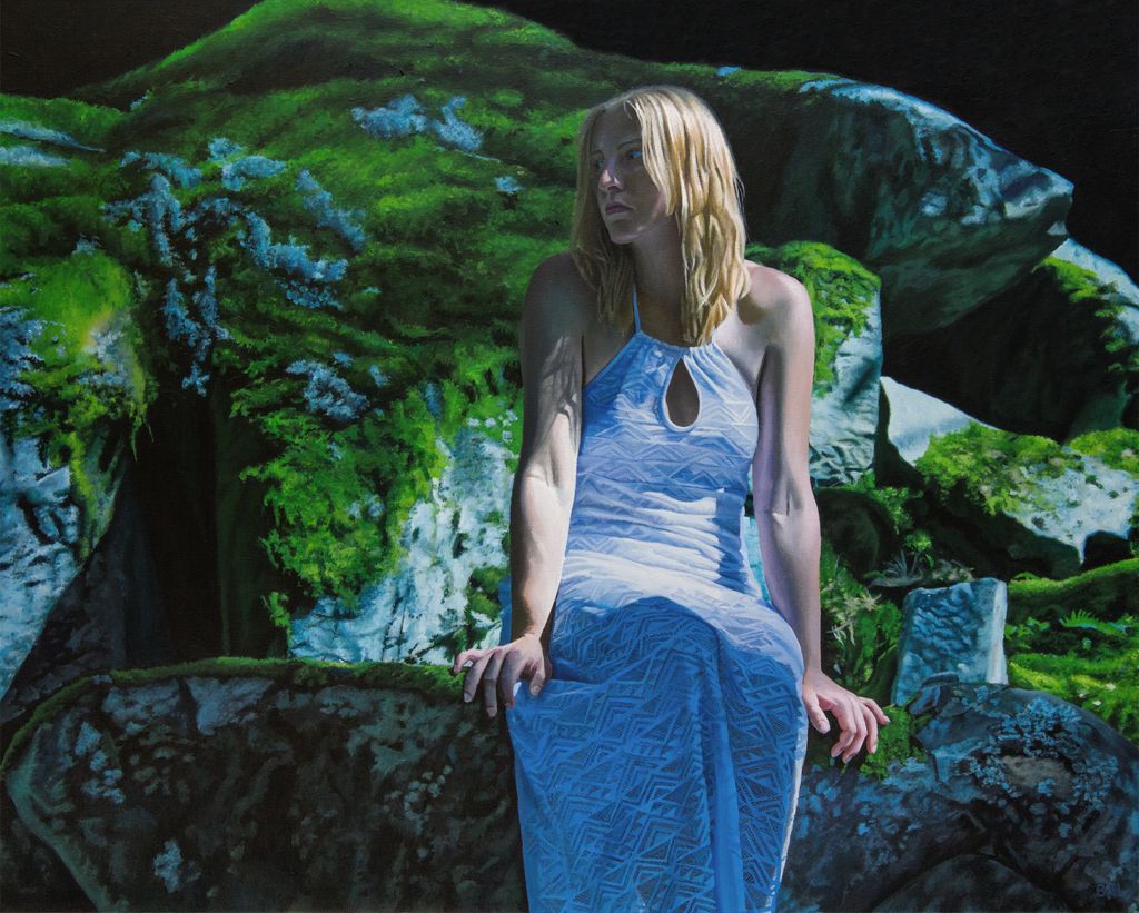 'Sitting', 2021, ett konstverk av Björn Nordström