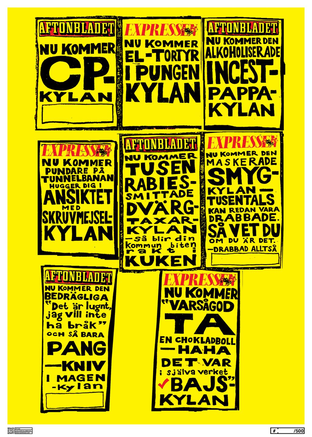 'KYLAN', 2013, ett konstverk av Pontus Lundkvist