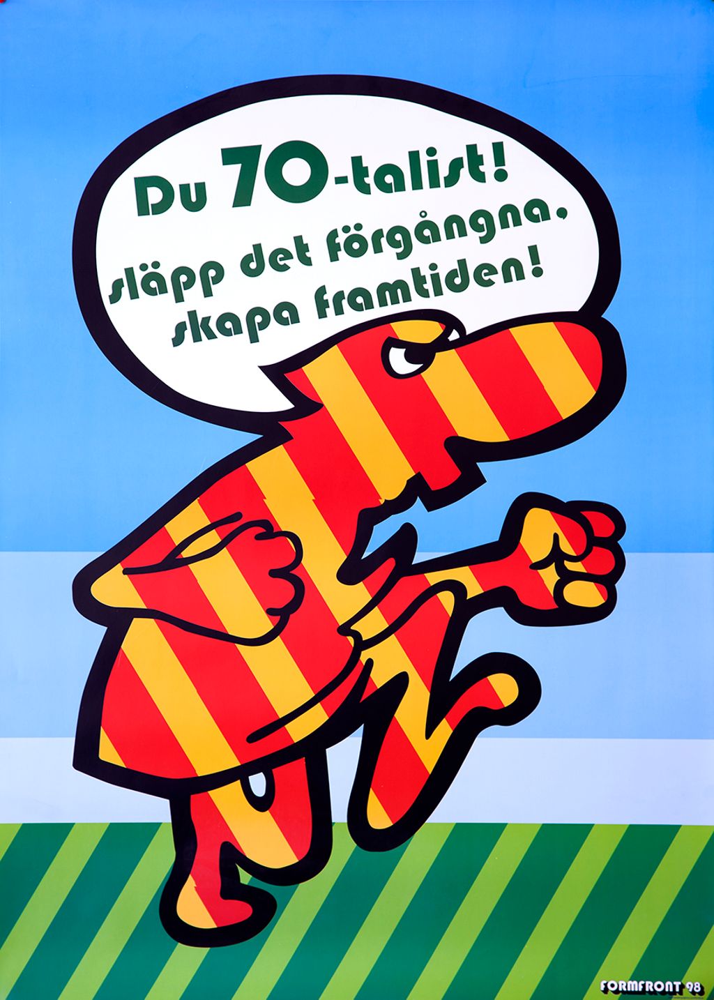 '70-TALIST', 1997, ett konstverk av Nille Svensson