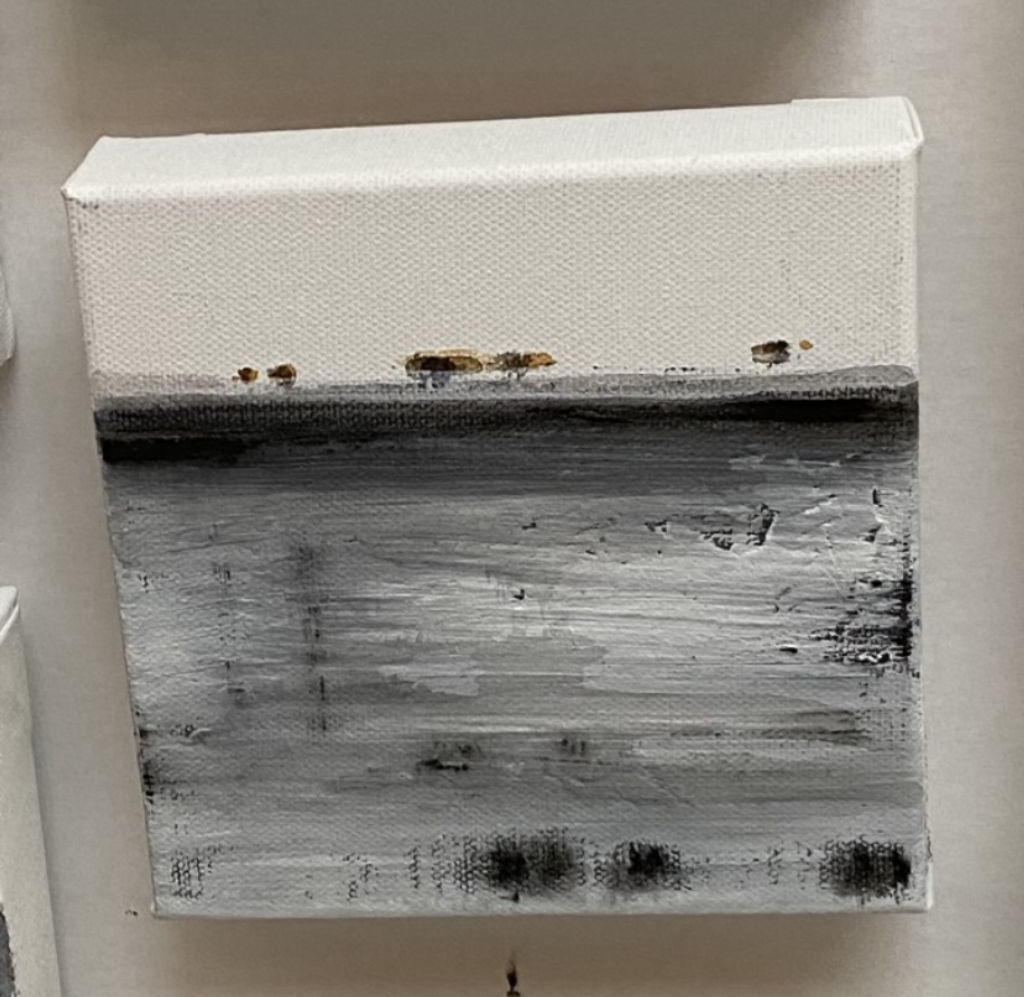 'Oljemålning "Water IV"', ett konstverk av Anna Blades