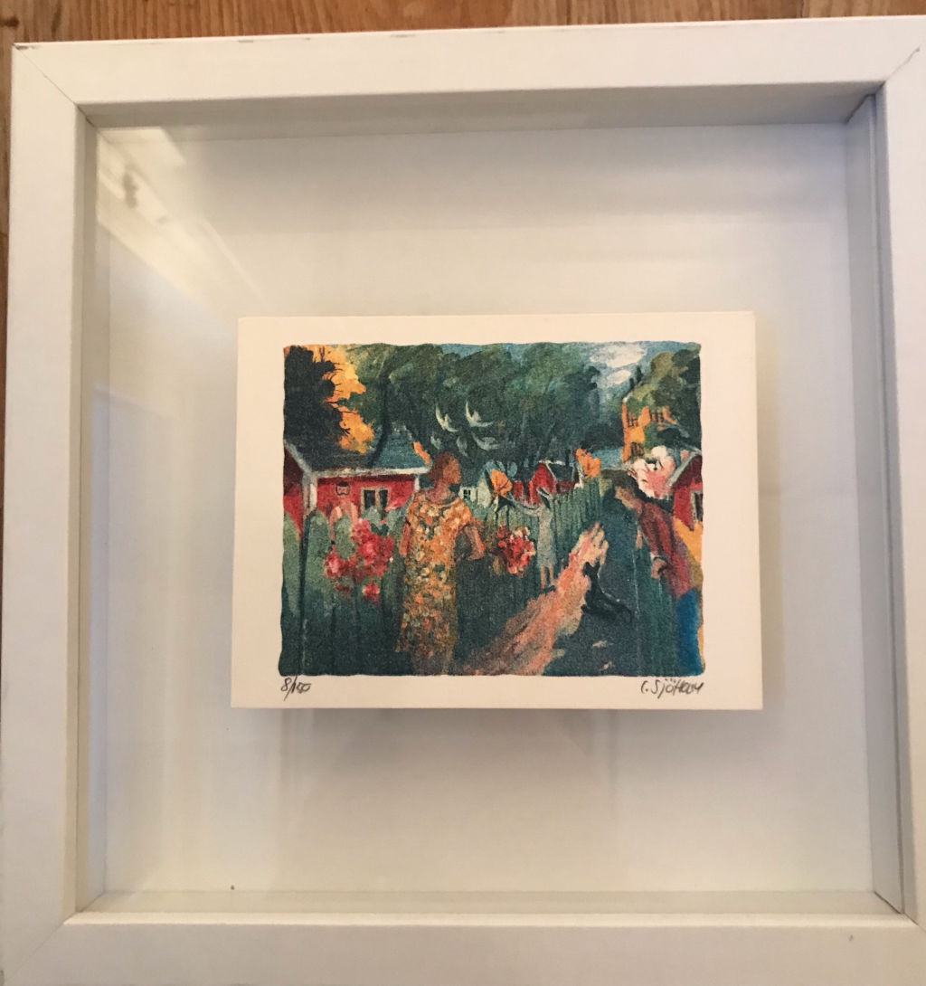 'Stentryck Litografi', ett konstverk av Charles Sjöholm