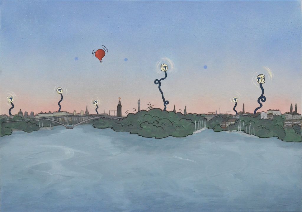 'Stockholm', 2021, ett konstverk av Kasper Nihlmark