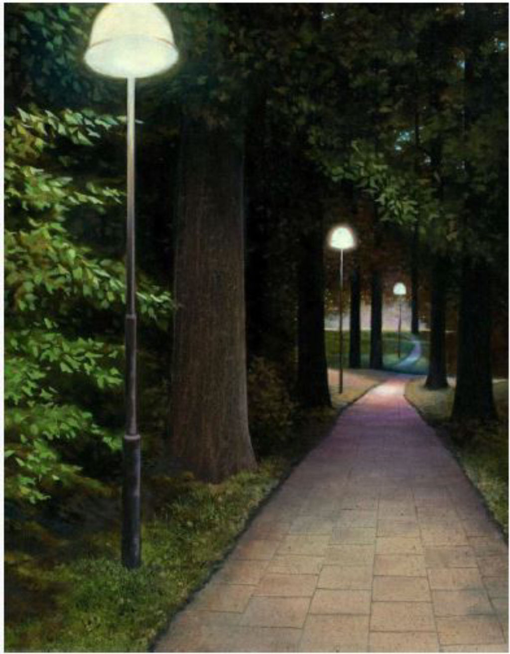 'Parkvägen ', ett konstverk av Anette Björk Swensson