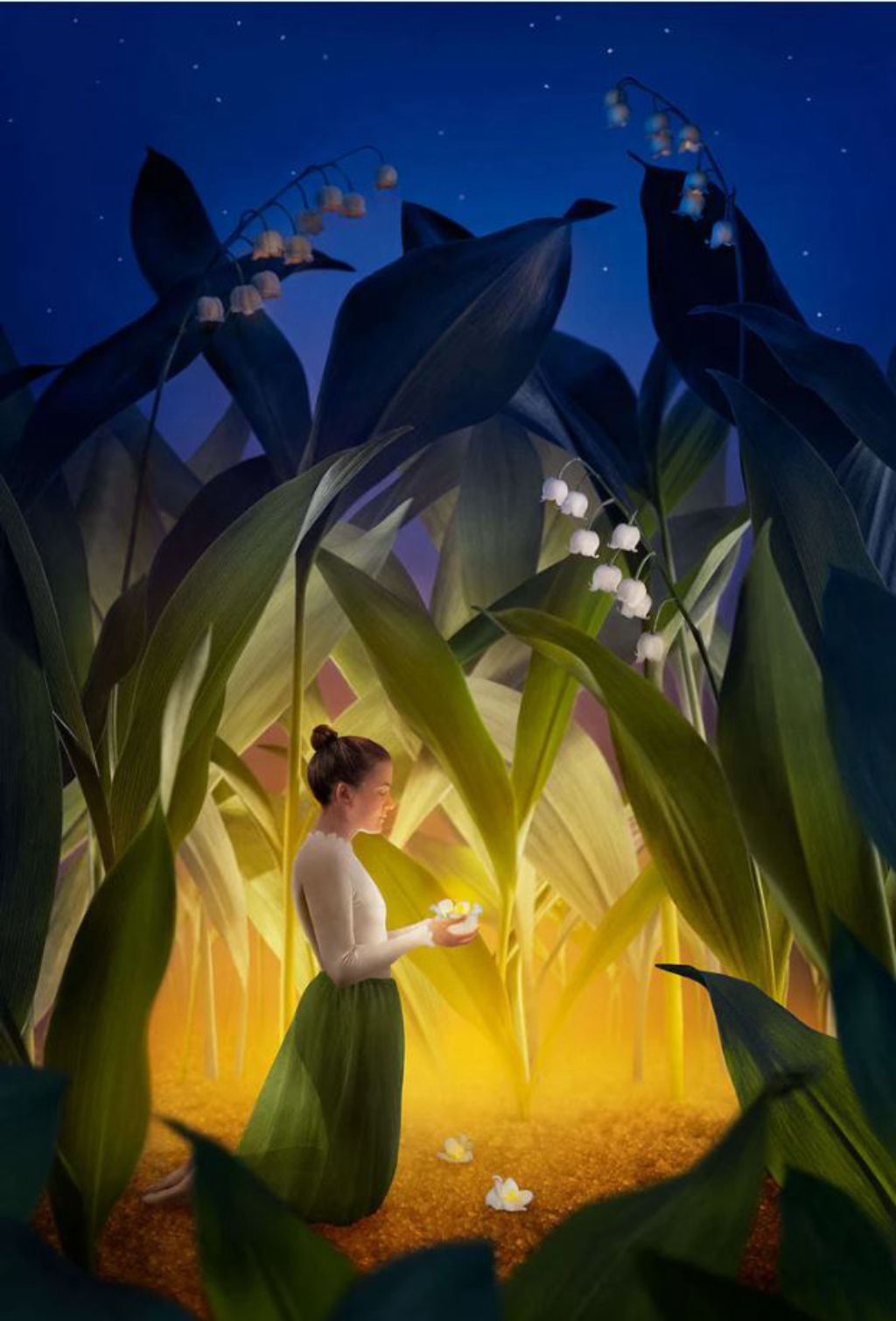 'Four seasons-Spring', ett konstverk av Sonja Hesslow