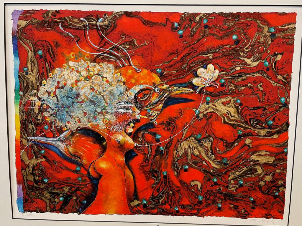 'Fågelkvinna', ett konstverk av Ardy Strüwer