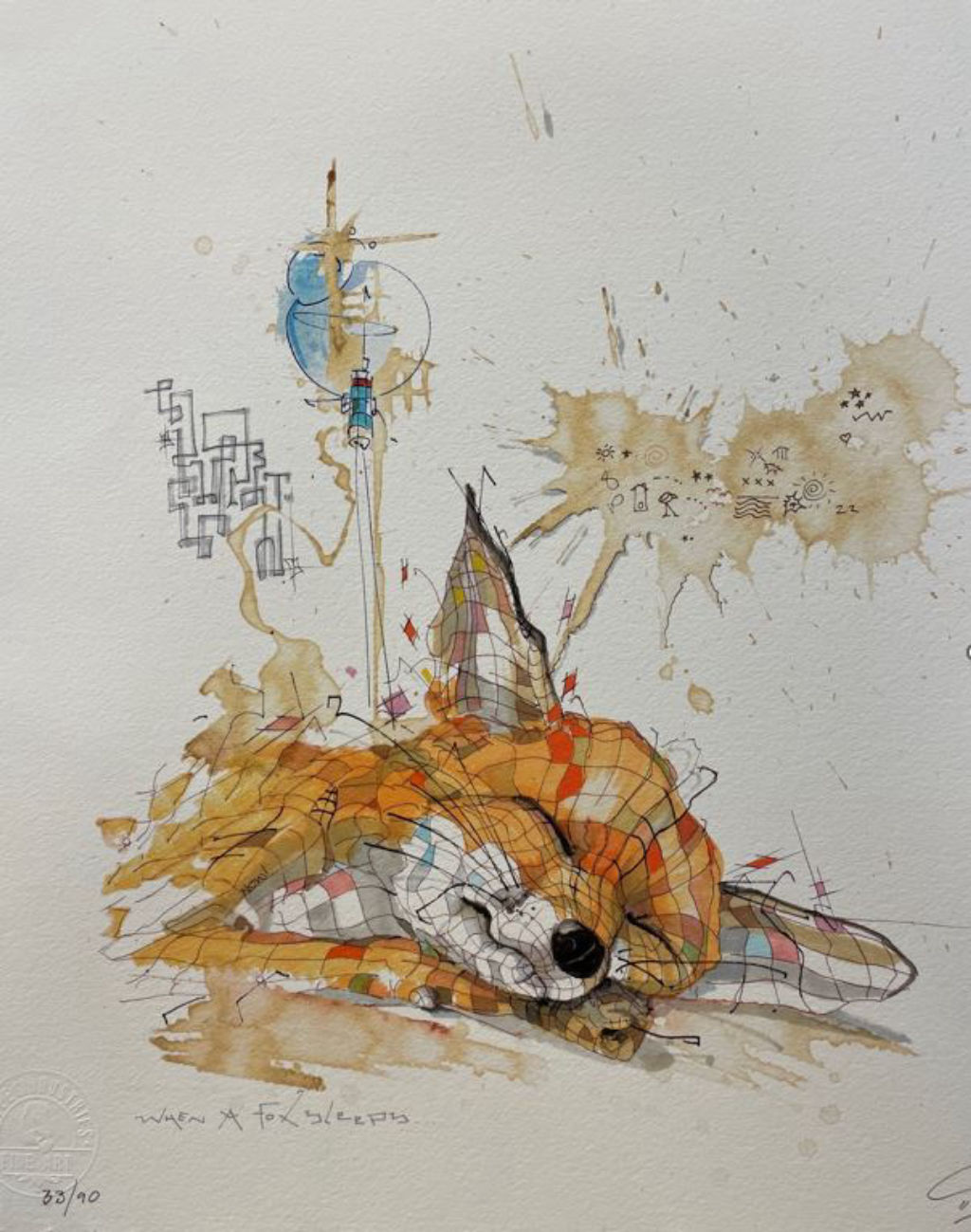 'When a fox', ett konstverk av Puppet