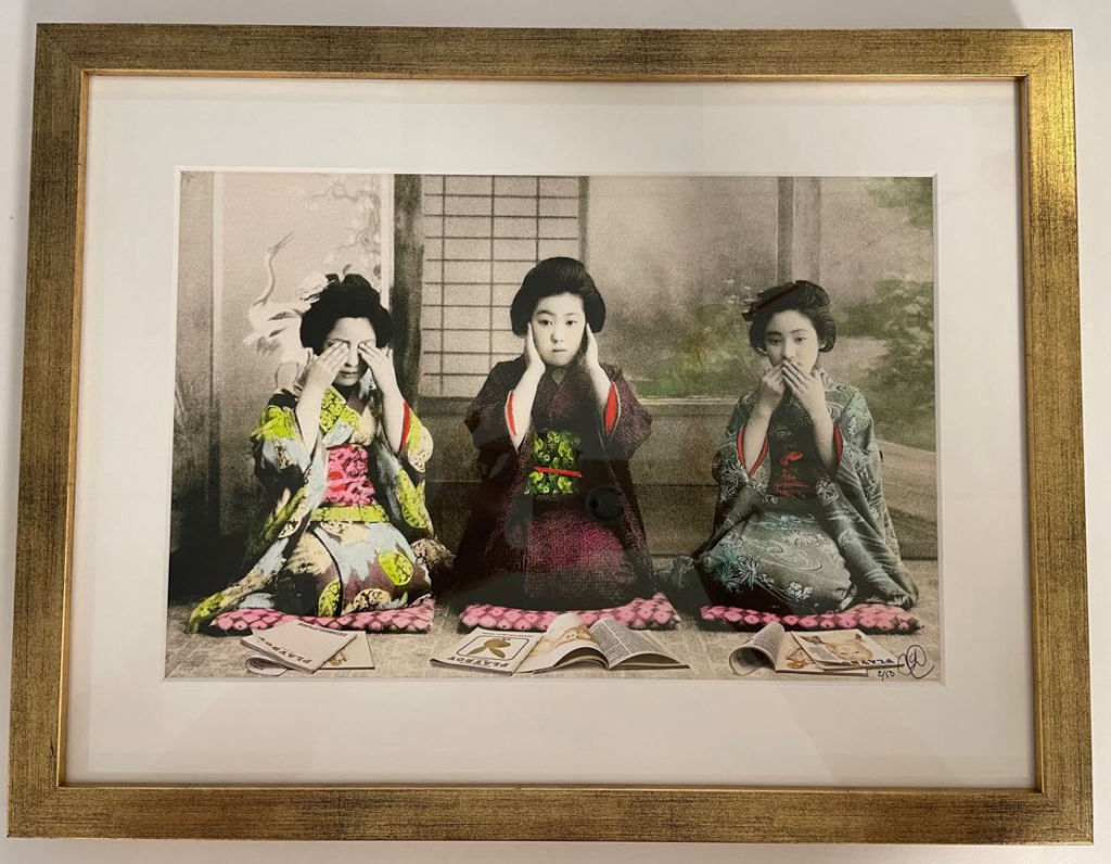 'East meets west', ett konstverk av Gavin Mitchell