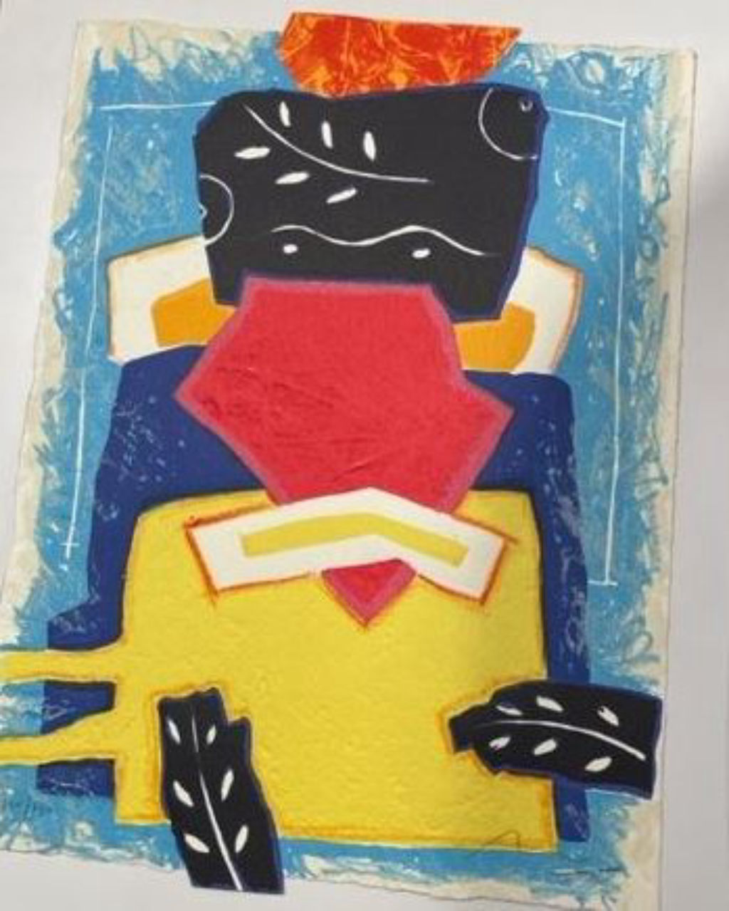 'Blue', ett konstverk av Alain Soucasse