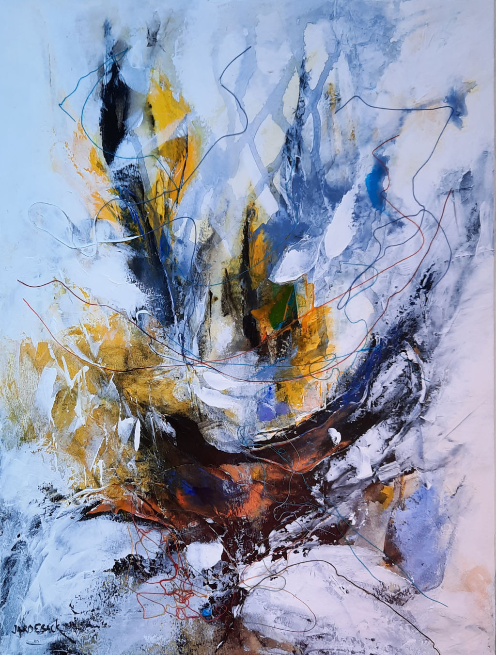 'Vårvinter', ett konstverk av Susanne Jardeback Olesen