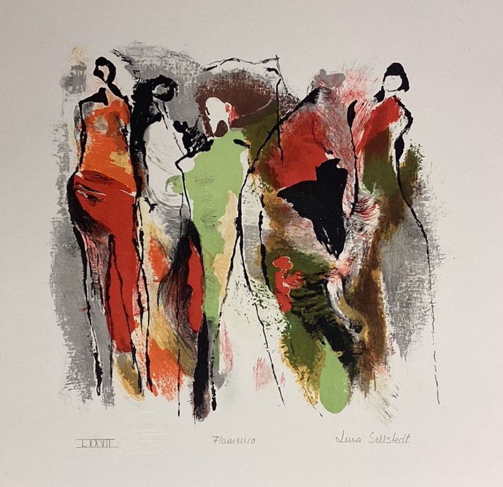 'Flamenco', ett konstverk av Lena Sellstedt