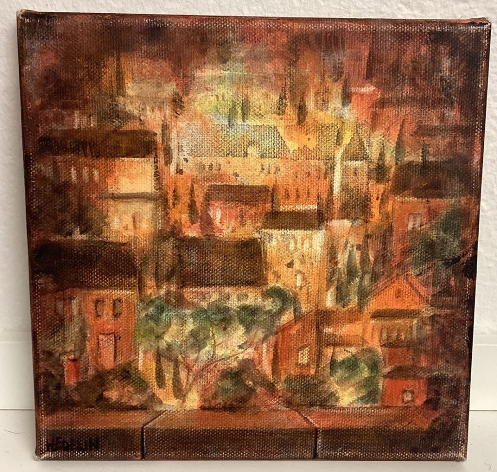 'Stad i rost', ett konstverk av Rita Hedelin