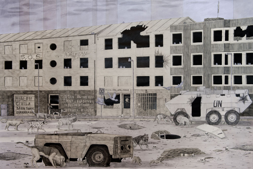 'The Pack', 2016, ett konstverk av Emil Z Ekberg