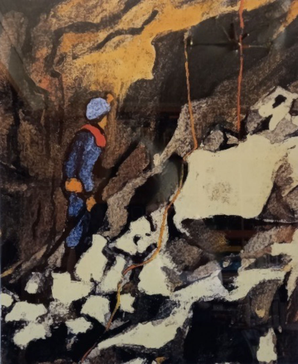 'Laddare Kiruna', ett konstverk av Roine Jansson