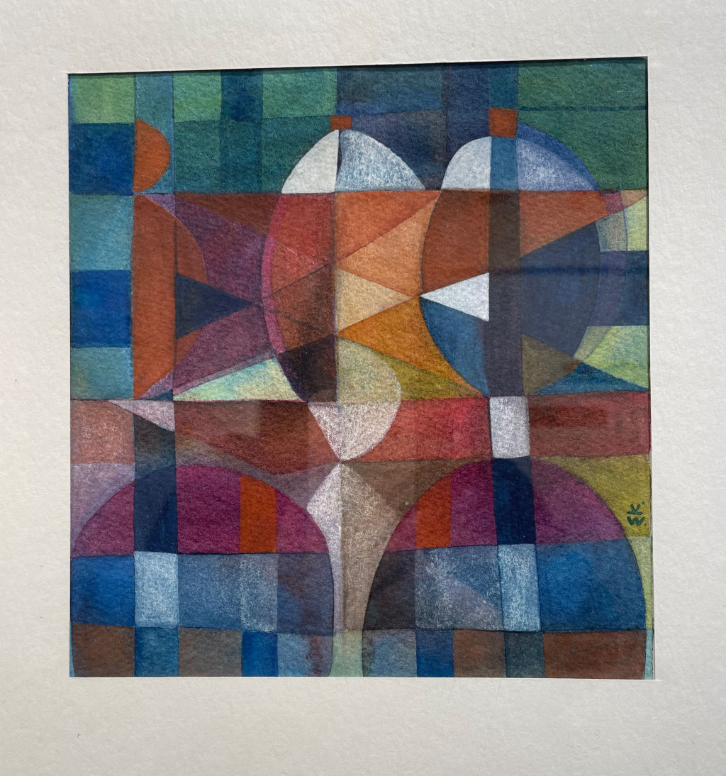 'Vaktbyte', 2022, ett konstverk av Krisztina Widengård