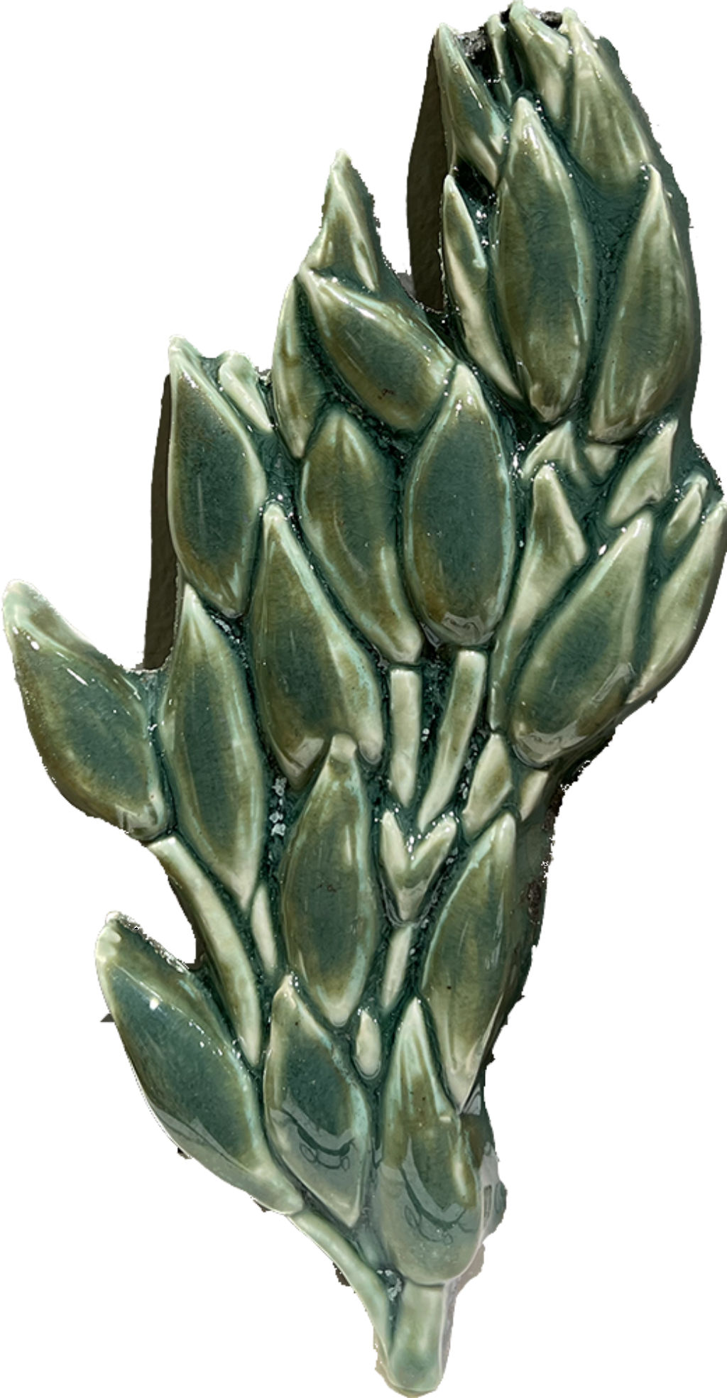 '19. Gröna blad', ett konstverk av Kay Aplin