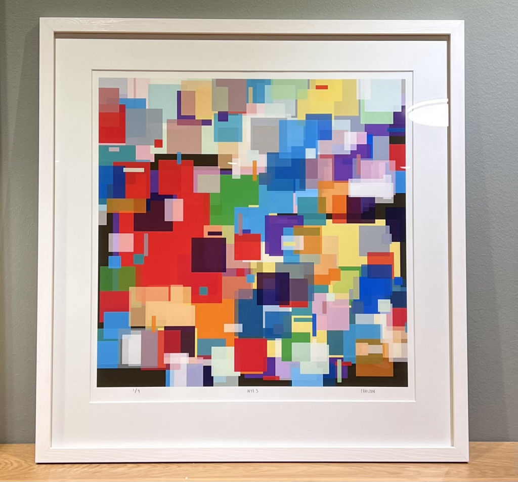 '10. Färger i kuber', ett konstverk av Ove Carlsson