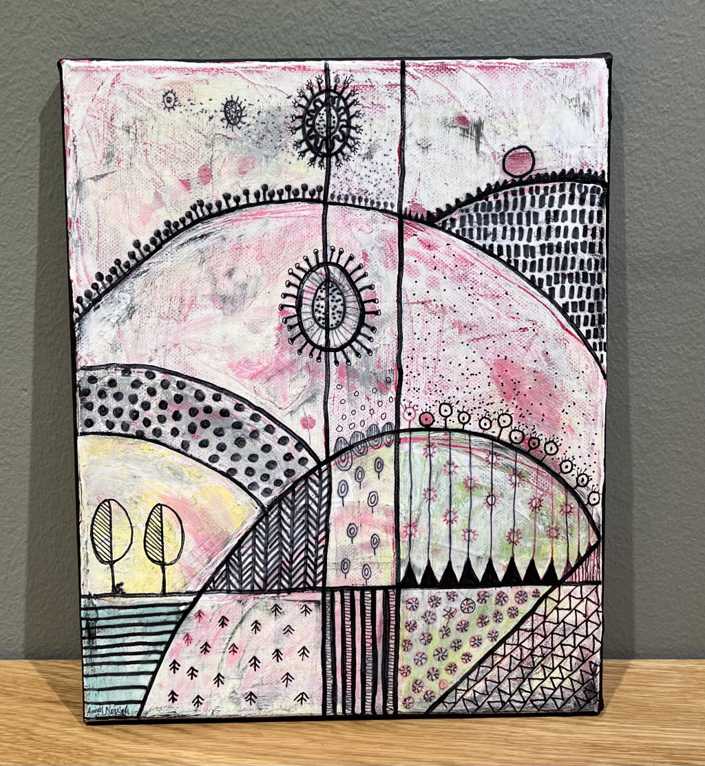 '2. Ensam eller den sjätte utrotningen. ', ett konstverk av Annelie Nowén