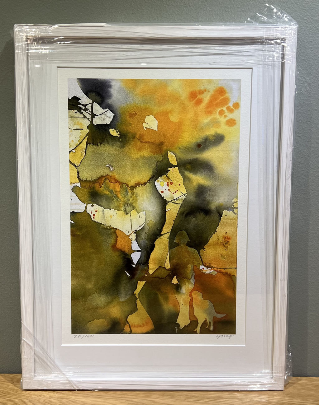 '18. Hundpromenad', ett konstverk av Ylva Molitor-Gärdsell