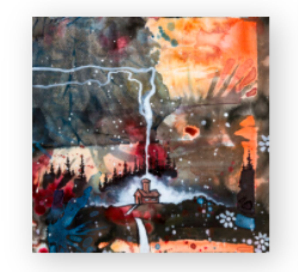 '40. In my world XIX', ett konstverk av Johan Liljemark