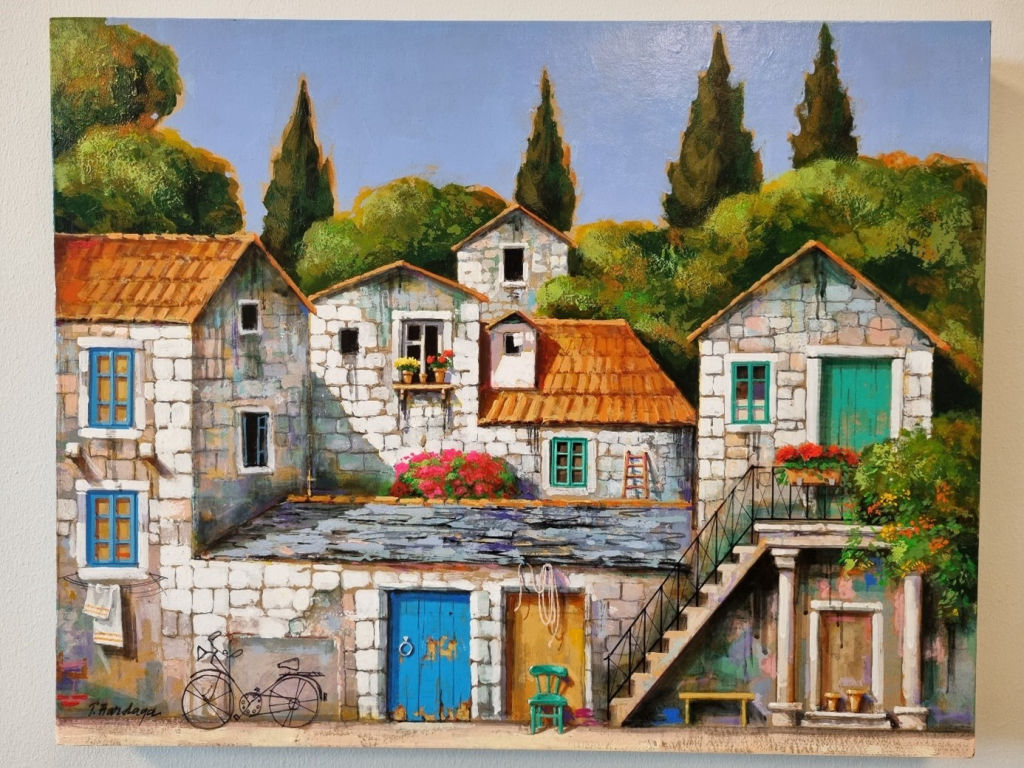 '45. Sweet home', 2022, ett konstverk av Tarik Hardaga