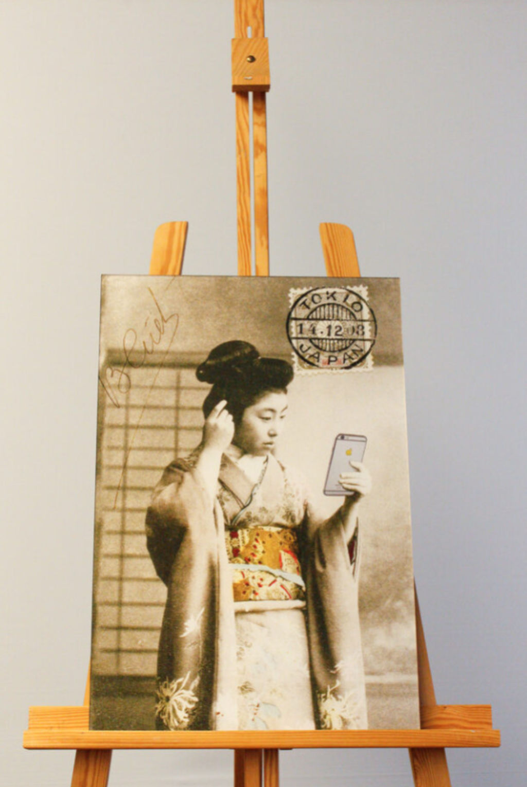 '52. Selfie East meets west', 2023, ett konstverk av Gavin Mitchell