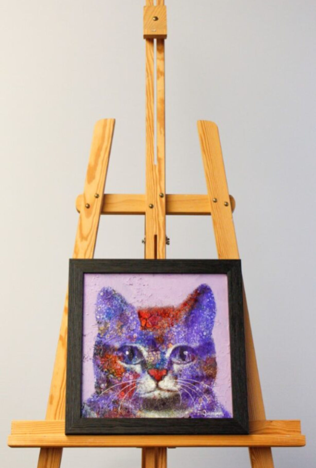 '56. Katt', 2023, ett konstverk av Michael Qvarsebo