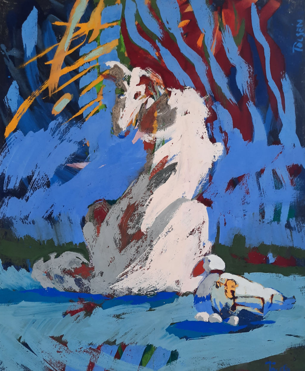 'Vem är du?', 2021, ett konstverk av Staffan Tolsén