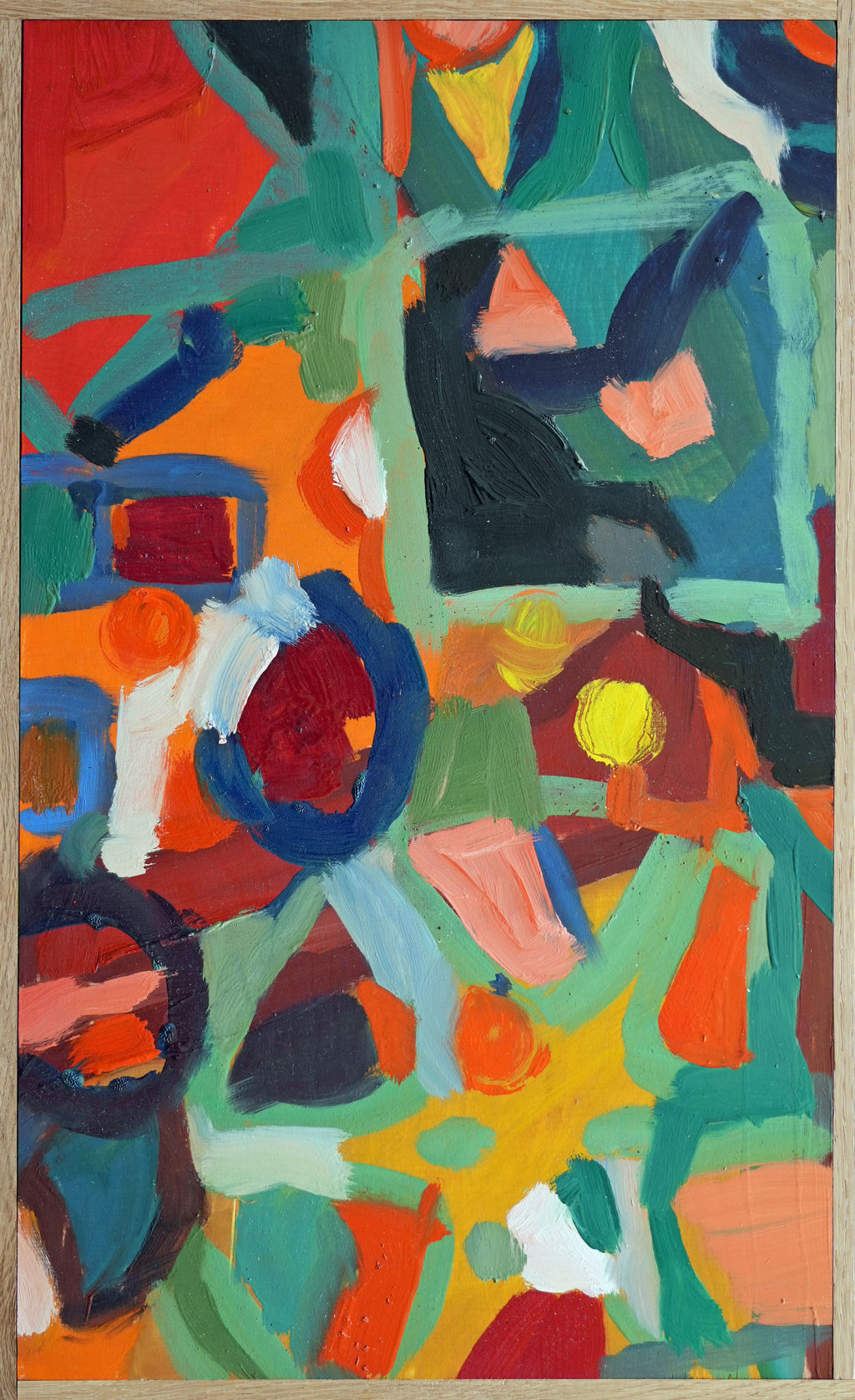 'Ensam i skogen, var modig (1)', ett konstverk av Anja Richardt Krabbe